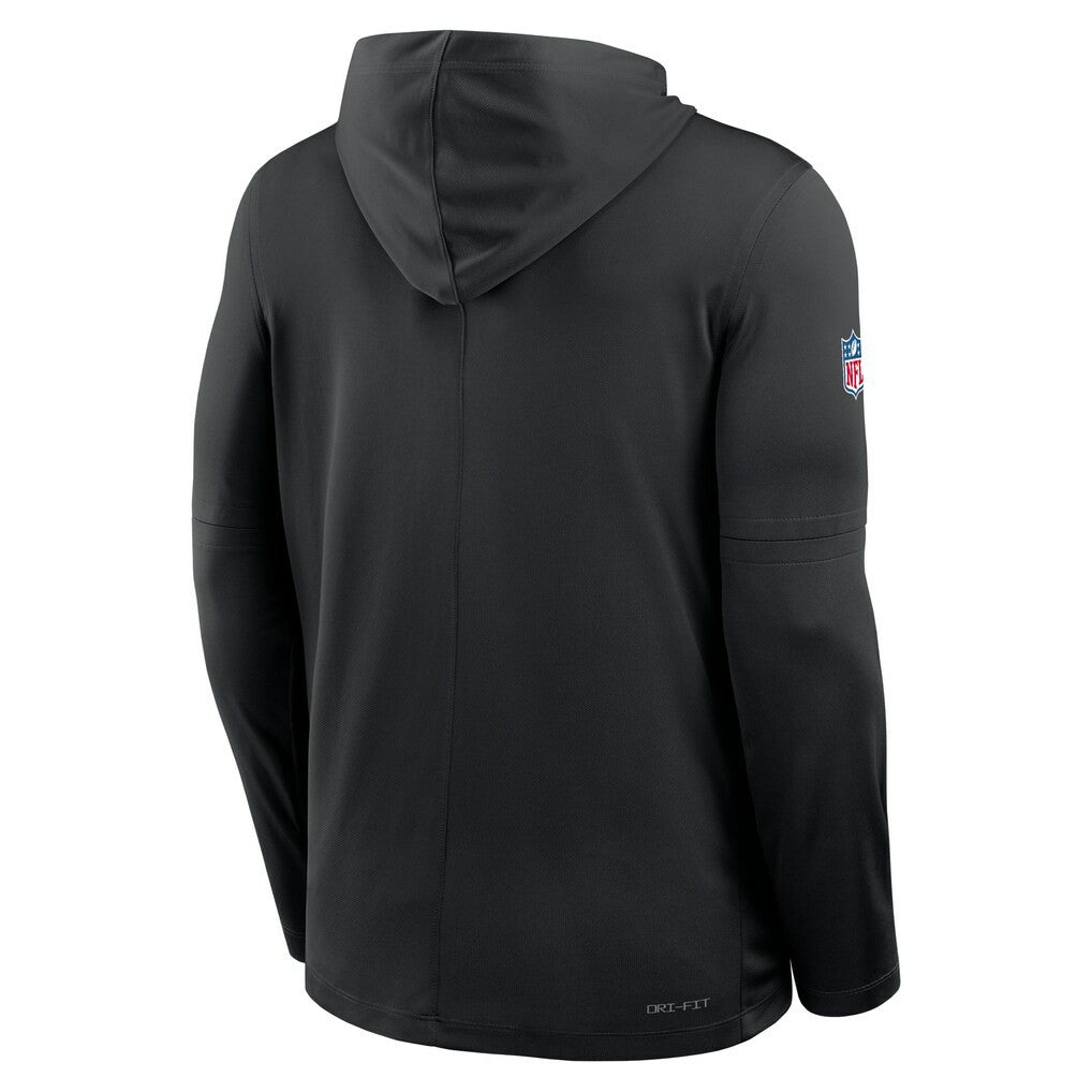 Sideline Pass Accuracy Dri-FIT Long Sleeve Hoodie T-Shirt - New York Jets