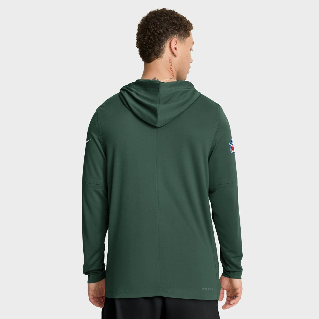 Sideline Pure Fury Performance Long Sleeve Hoodie T-Shirt - Green Bay Packers