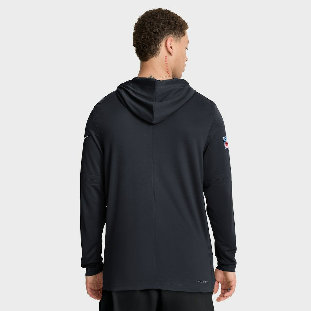 Sideline Pure Fury Performance Long Sleeve Hoodie T-Shirt - Houston Texans
