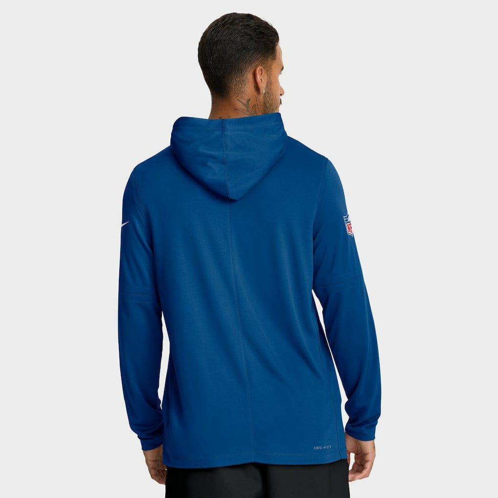 Sideline Pure Fury Performance Long Sleeve Hoodie T-Shirt - Indianapolis Colts