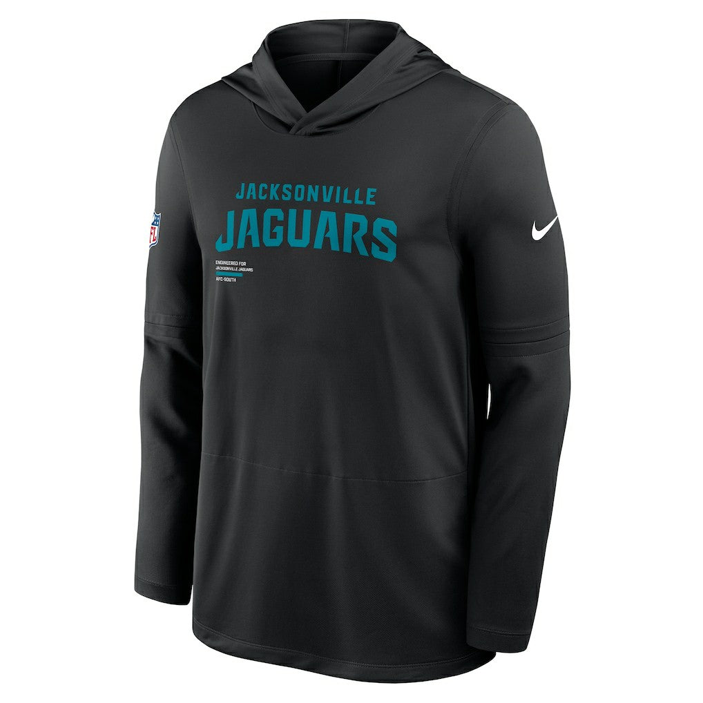 Sideline Pure Fury Performance Long Sleeve Hoodie T-Shirt - Jacksonville Jaguars