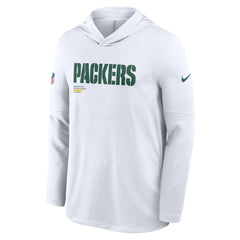 Sideline Pure Fury Performance Long Sleeve Hoodie T-Shirt - Green Bay Packers