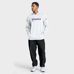 Sideline Pure Fury Performance Long Sleeve Hoodie T-Shirt - Minnesota Vikings