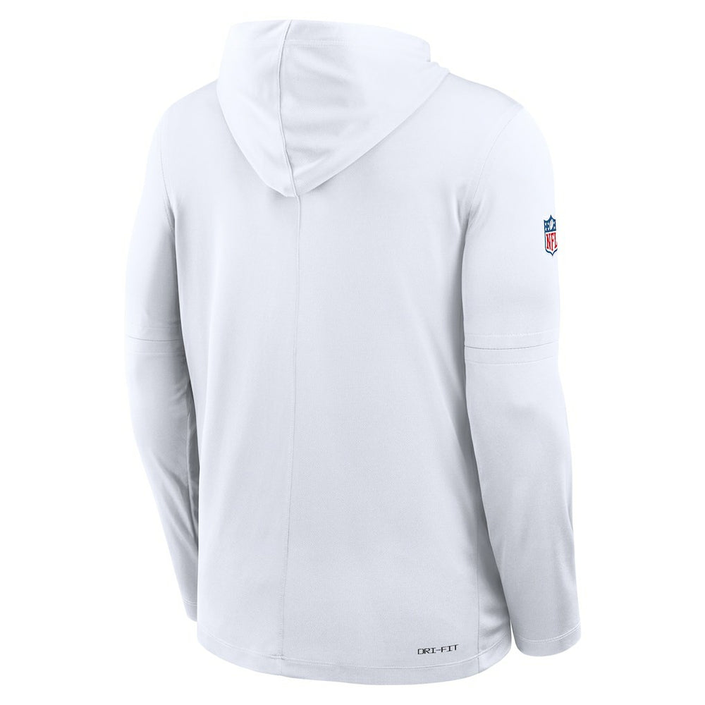 Sideline Pure Fury Performance Long Sleeve Hoodie T-Shirt - Minnesota Vikings