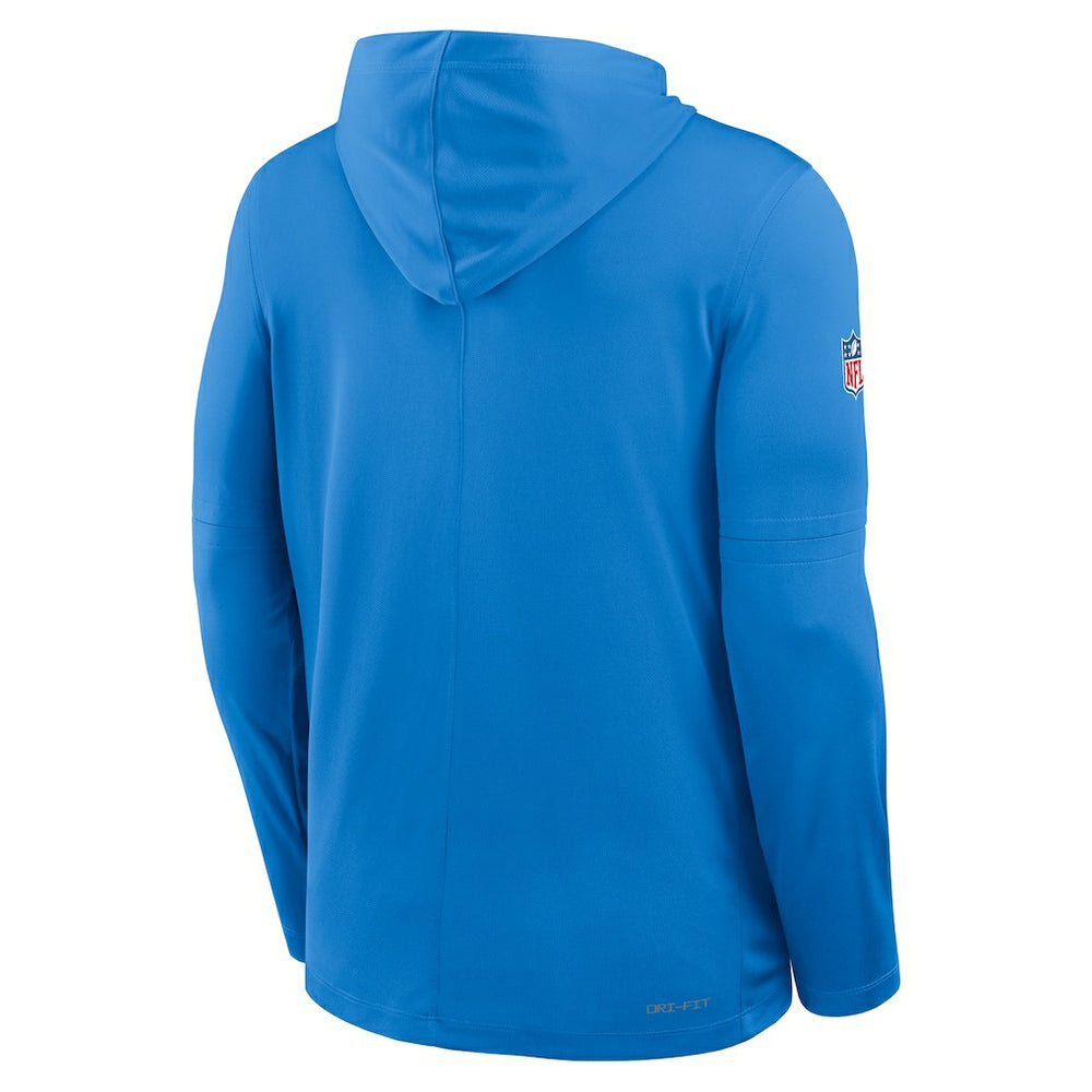 Sideline Pure Fury Performance Long Sleeve Hoodie T-Shirt - Los Angeles Chargers