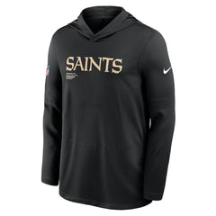 Sideline Pure Fury Performance Long Sleeve Hoodie T-Shirt - New Orleans Saints