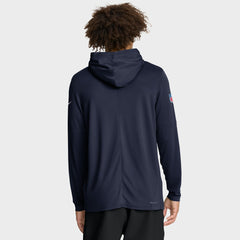 Sideline Pure Fury Performance Long Sleeve Hoodie T-Shirt - Denver Broncos