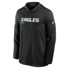 Sideline Pure Fury Performance Long Sleeve Hoodie T-Shirt - Philadelphia Eagles