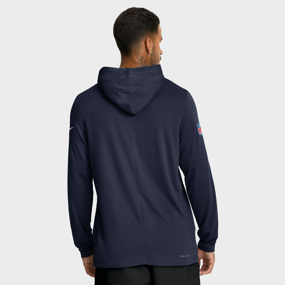 Sideline Pure Fury Performance Long Sleeve Hoodie T-Shirt - Seattle Seahawks