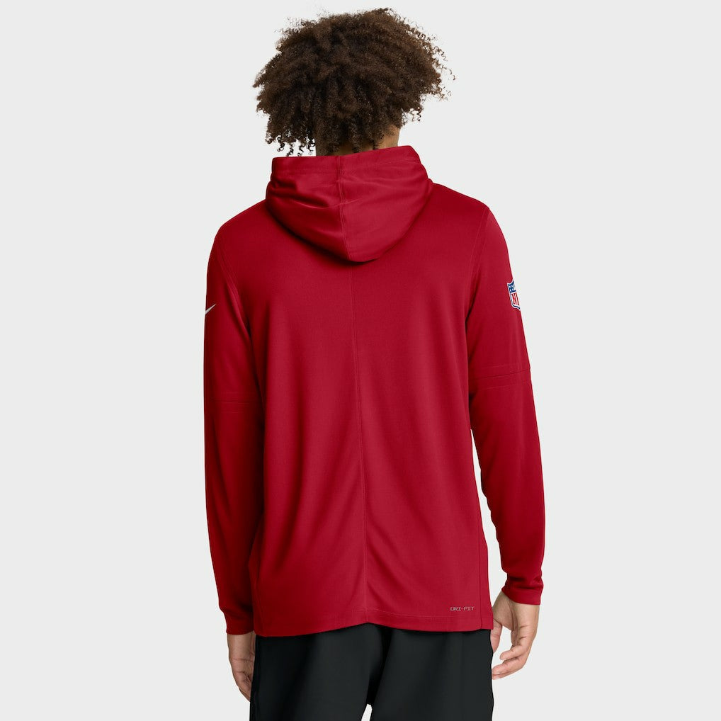 Sideline Pure Fury Performance Long Sleeve Hoodie T-Shirt - Tampa Bay Buccaneers