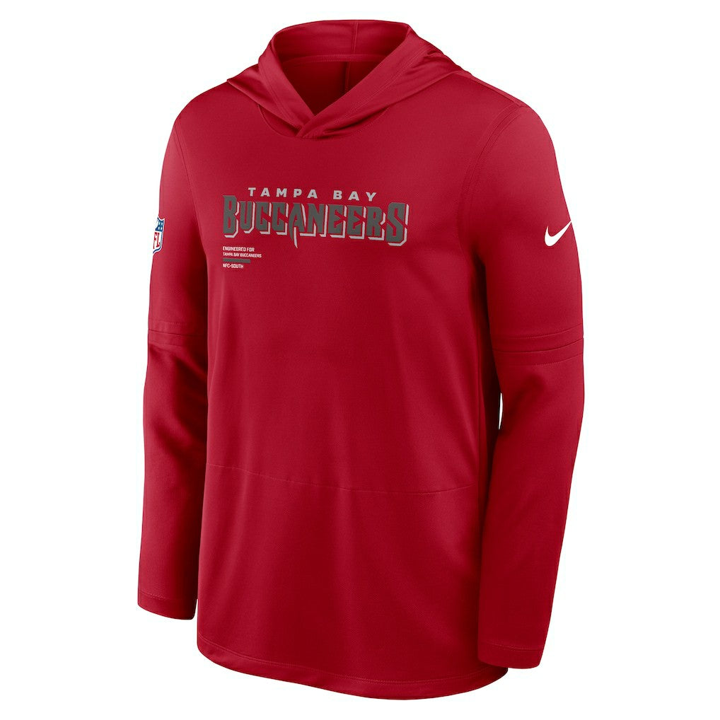 Sideline Pure Fury Performance Long Sleeve Hoodie T-Shirt - Tampa Bay Buccaneers