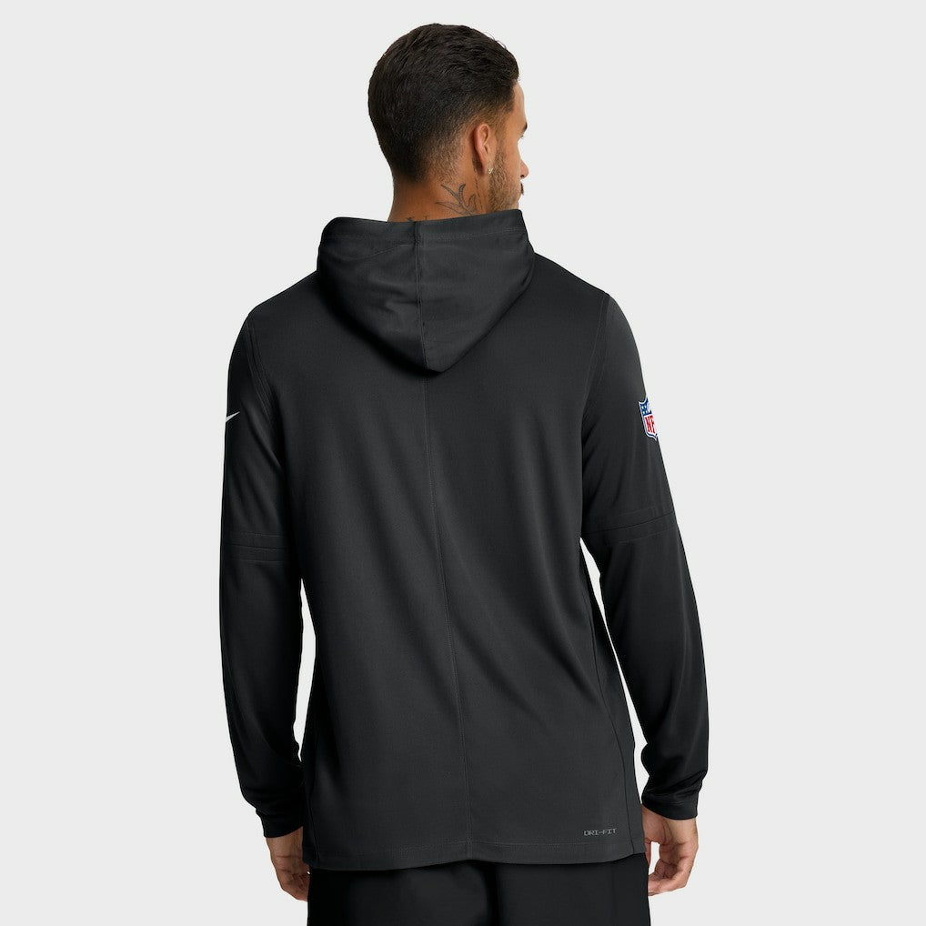 Sideline Pure Fury Performance Long Sleeve Hoodie T-Shirt - Atlanta Falcons