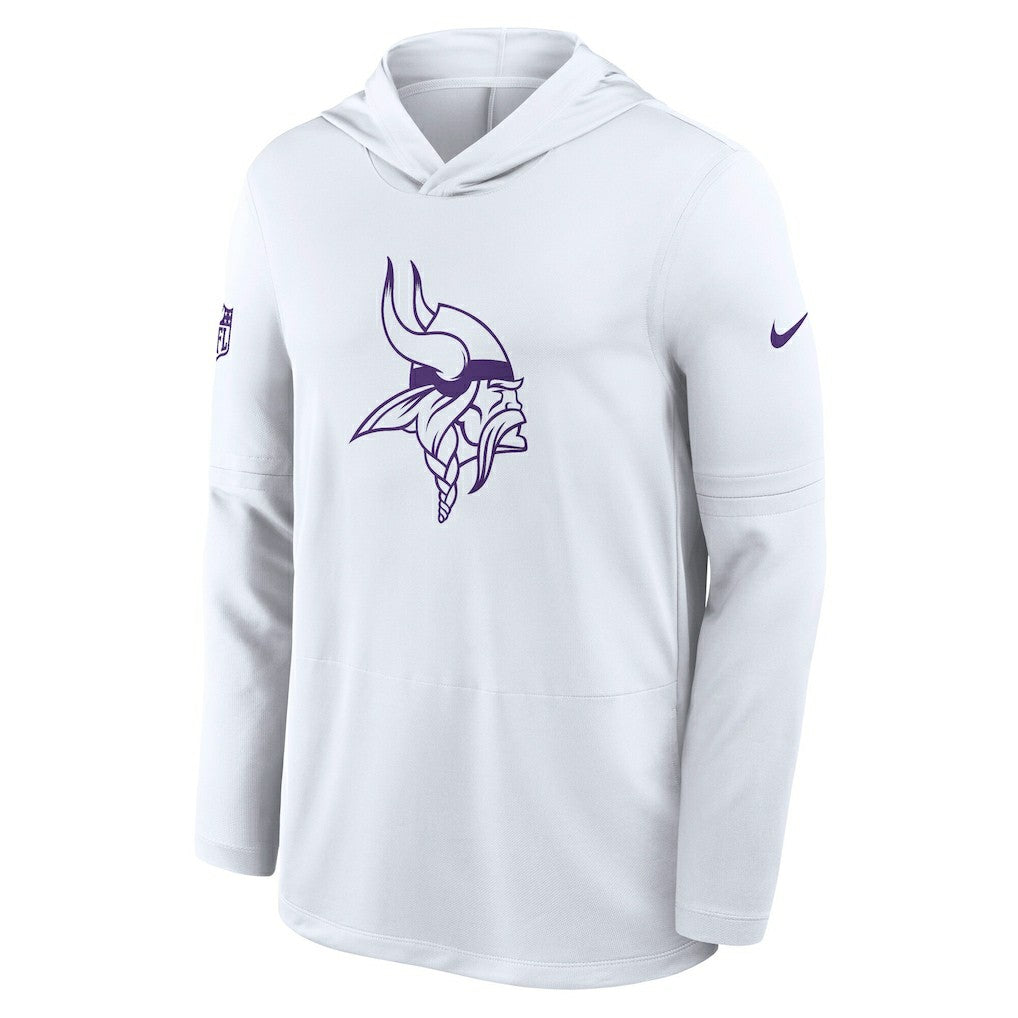 Sideline Option Read Dri-FIT Long Sleeve Hoodie T-Shirt  - Minnesota Vikings