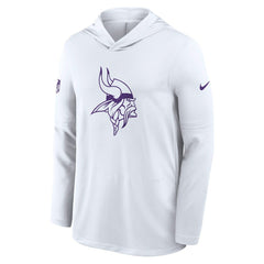 Sideline Option Read Dri-FIT Long Sleeve Hoodie T-Shirt  - Minnesota Vikings