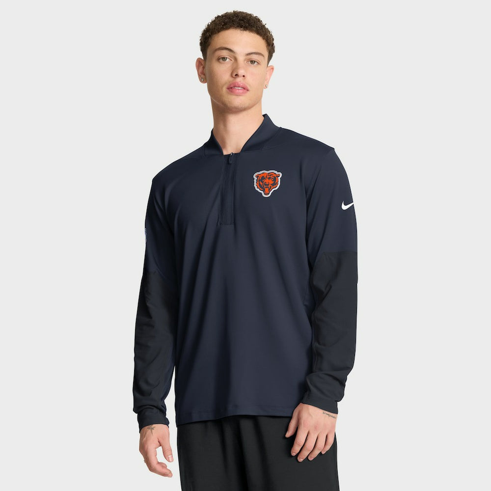 Sideline Dri-FIT Half-Zip Pullover - Chicago Bears