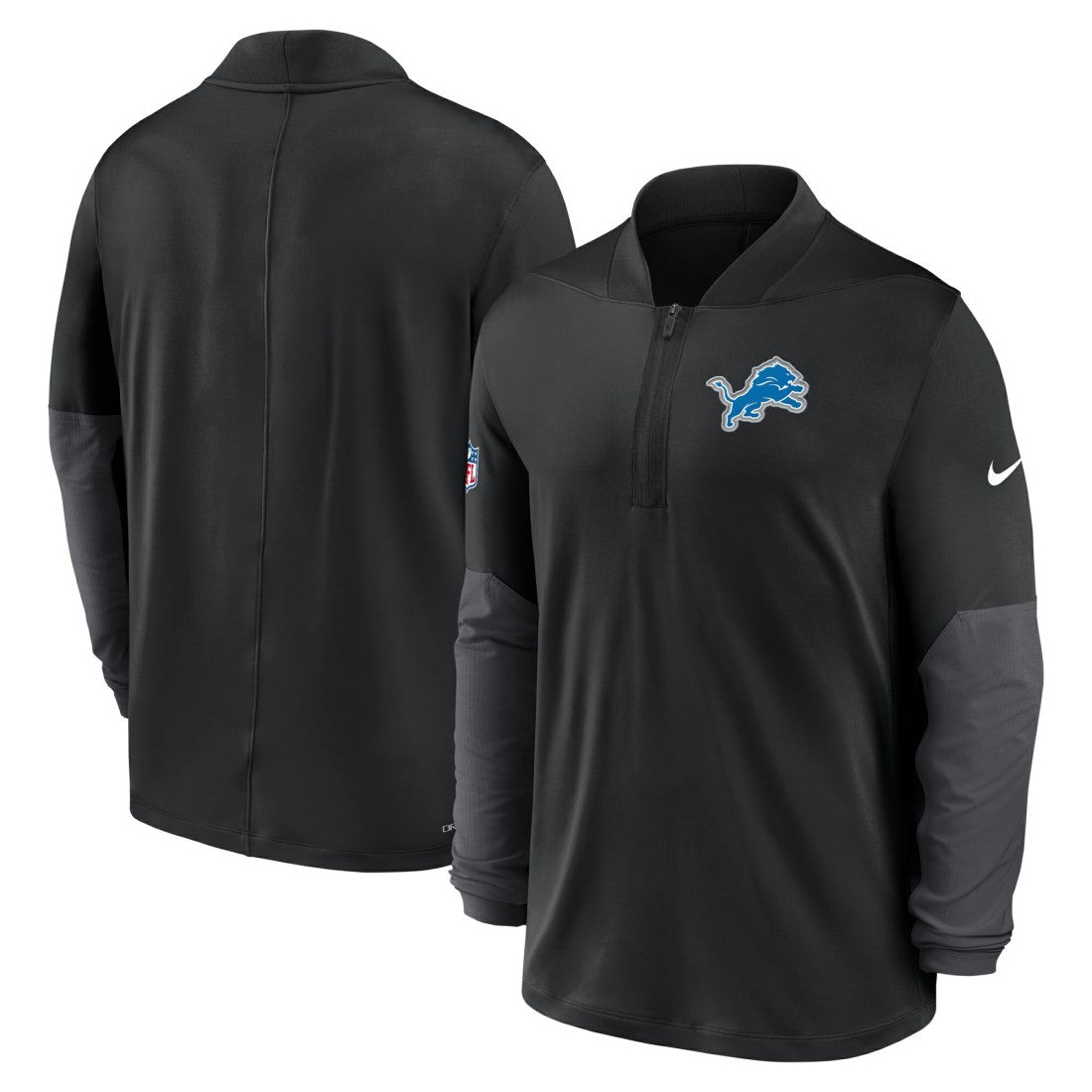 Sideline Dri-FIT Half-Zip Pullover - Detroit Lions