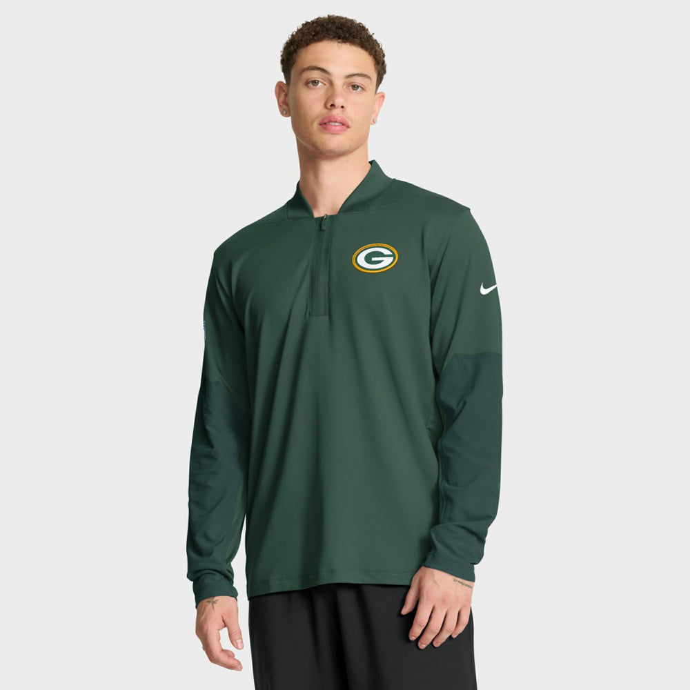 Sideline Dri-FIT Half-Zip Pullover - Green Bay Packers