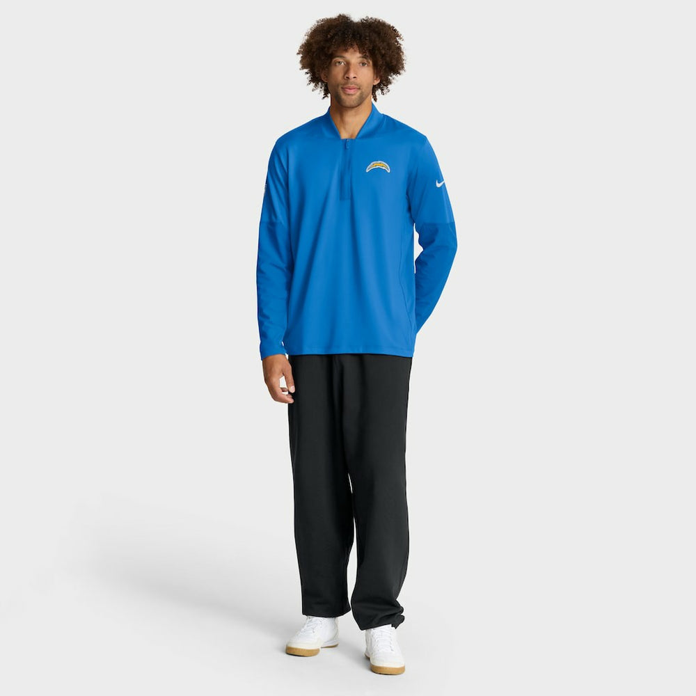 Sideline Dri-FIT Half-Zip Pullover - Los Angeles Chargers