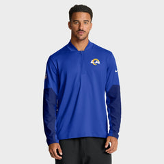 Sideline Dri-FIT Half-Zip Pullover - Los Angeles Rams