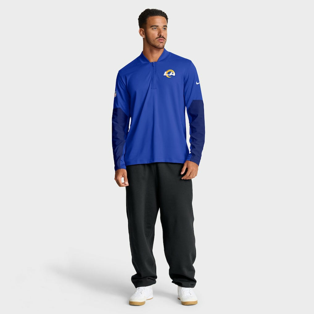 Sideline Dri-FIT Half-Zip Pullover - Los Angeles Rams
