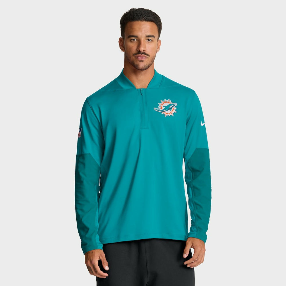 Sideline Dri-FIT Half-Zip Pullover - Miami Dolphins