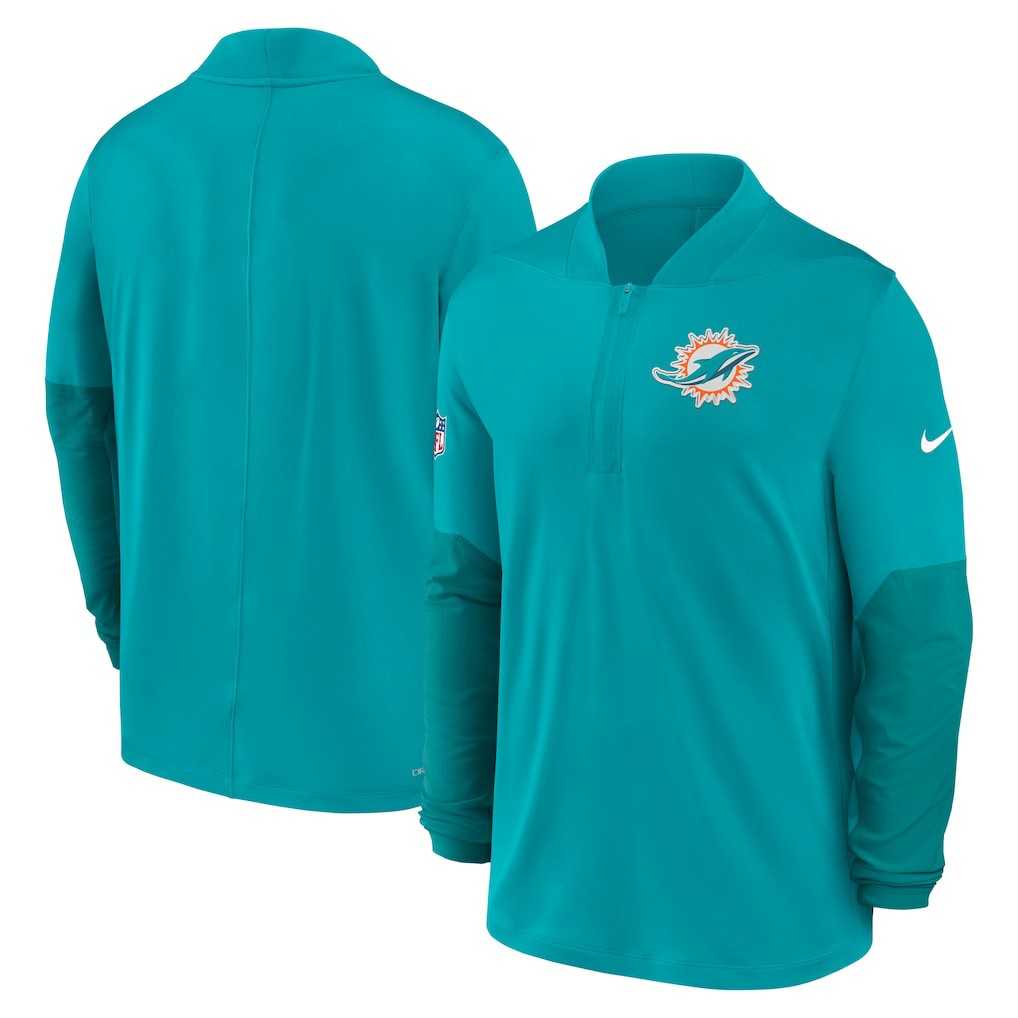 Sideline Dri-FIT Half-Zip Pullover - Miami Dolphins