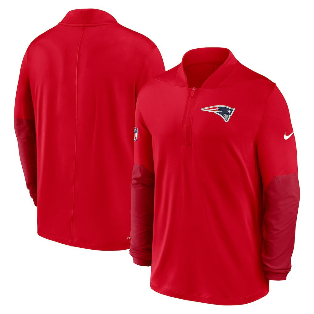 Sideline Dri-FIT Half-Zip Pullover - New England Patriots