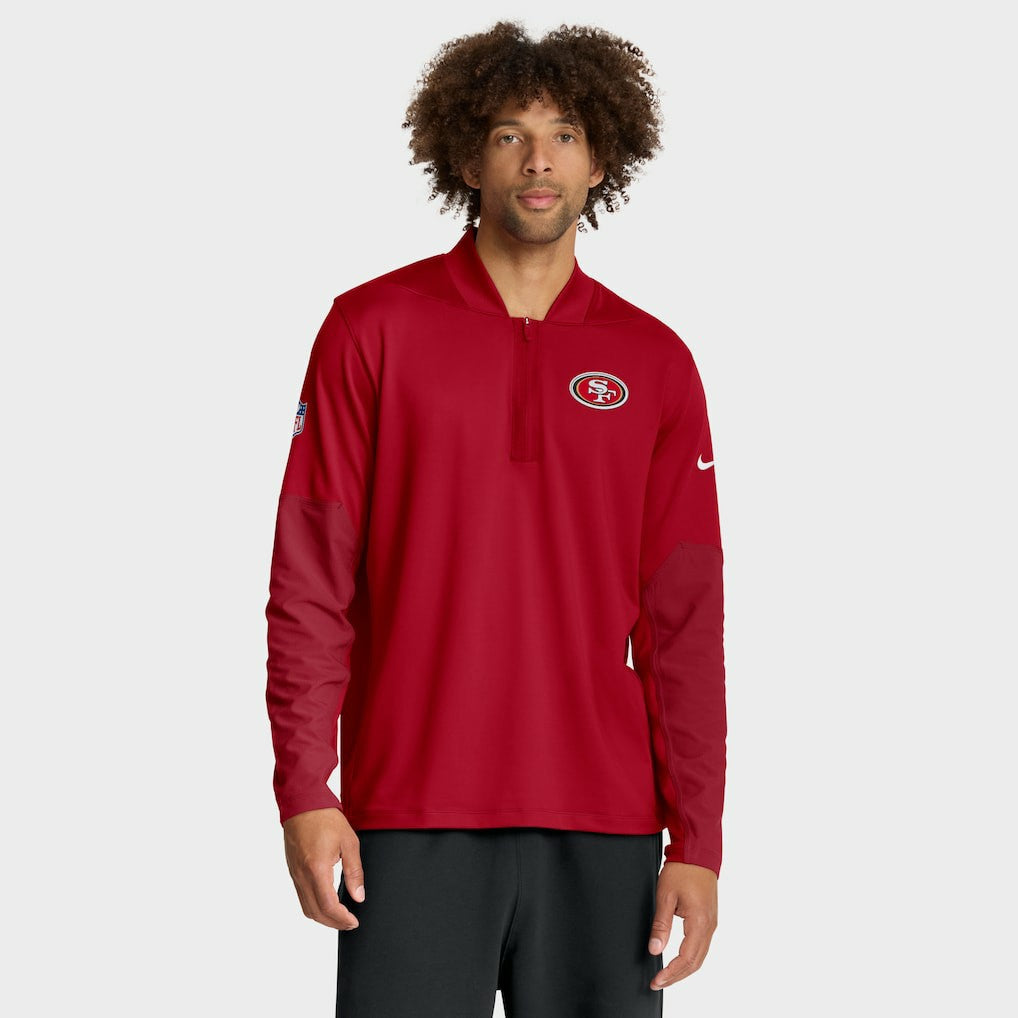 Sideline Dri-FIT Half-Zip Pullover - San Francisco 49ers