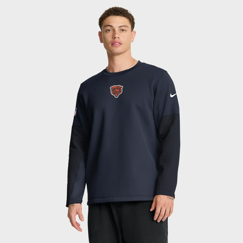 Sideline Coach Therma-FIT Long Sleeve T-Shirt - Chicago Bears
