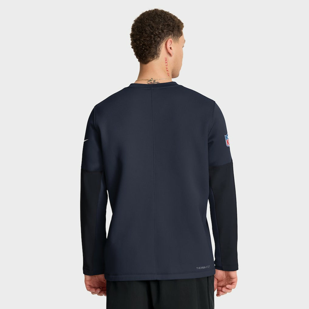 Sideline Coach Therma-FIT Long Sleeve T-Shirt - Chicago Bears