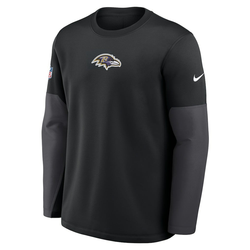 Sideline Coach Therma-FIT Long Sleeve T-Shirt - Baltimore Ravens