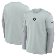 Sideline Coach Therma-FIT Long Sleeve T-Shirt - Las Vegas Raiders