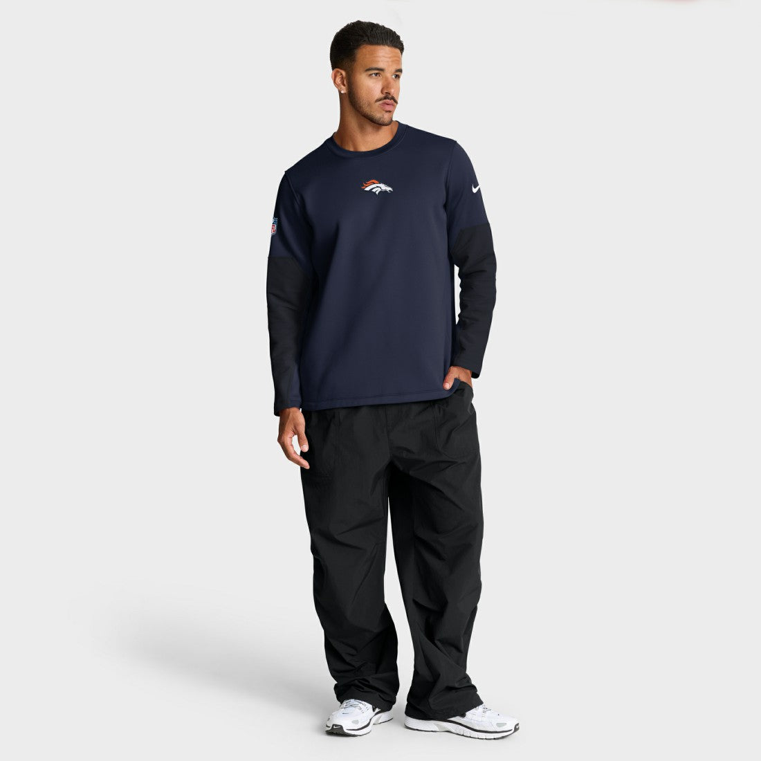 Sideline Coach Therma-FIT Long Sleeve T-Shirt - Denver Broncos