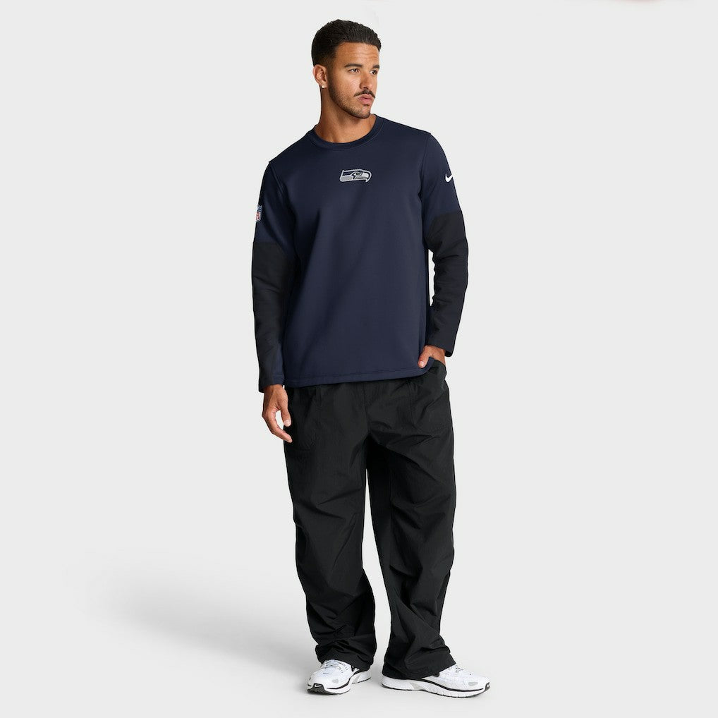 Sideline Coach Therma-FIT Long Sleeve T-Shirt - Seattle Seahawks