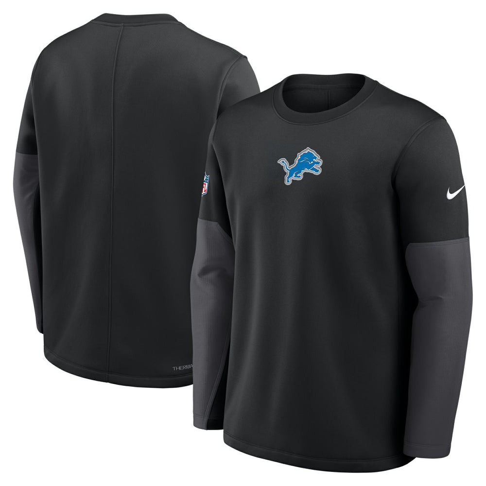 Sideline Coach Therma-FIT Long Sleeve T-Shirt - Detroit Lions