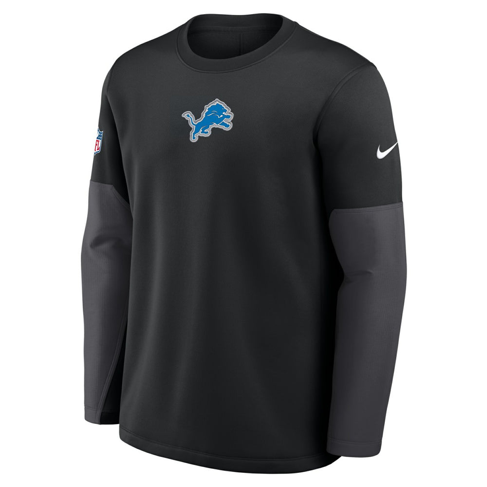 Sideline Coach Therma-FIT Long Sleeve T-Shirt - Detroit Lions