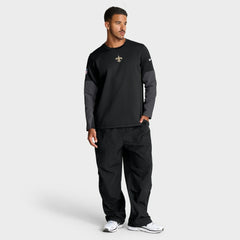 Sideline Coach Therma-FIT Long Sleeve T-Shirt - New Orleans Saints