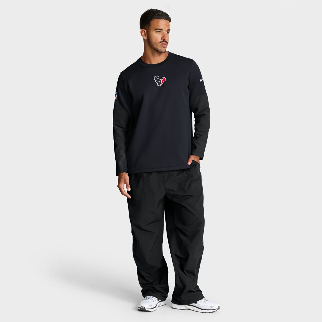 Sideline Coach Therma-FIT Long Sleeve T-Shirt - Houston Texans