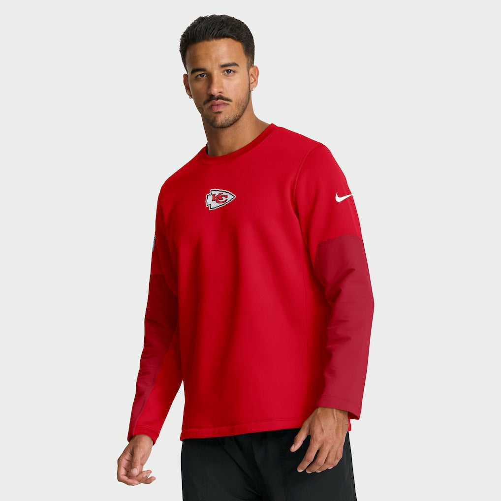 Sideline Coach Therma-FIT Long Sleeve T-Shirt - Kansas City Chiefs