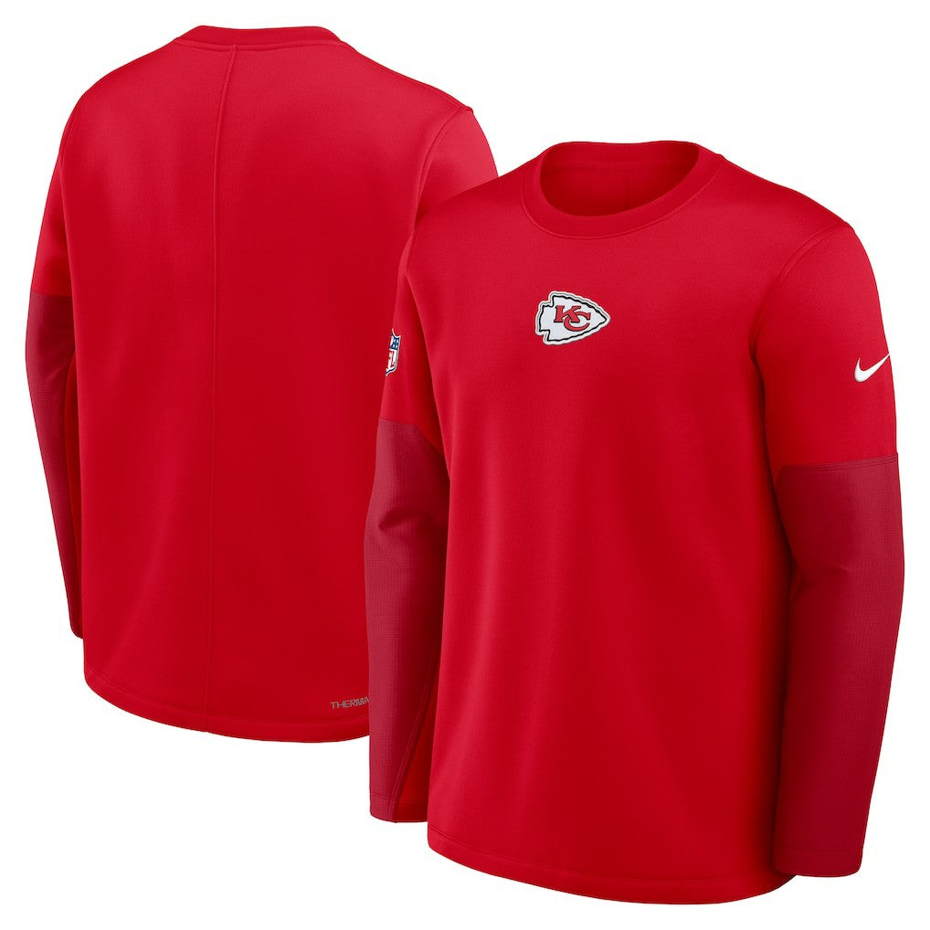 Sideline Coach Therma-FIT Long Sleeve T-Shirt - Kansas City Chiefs