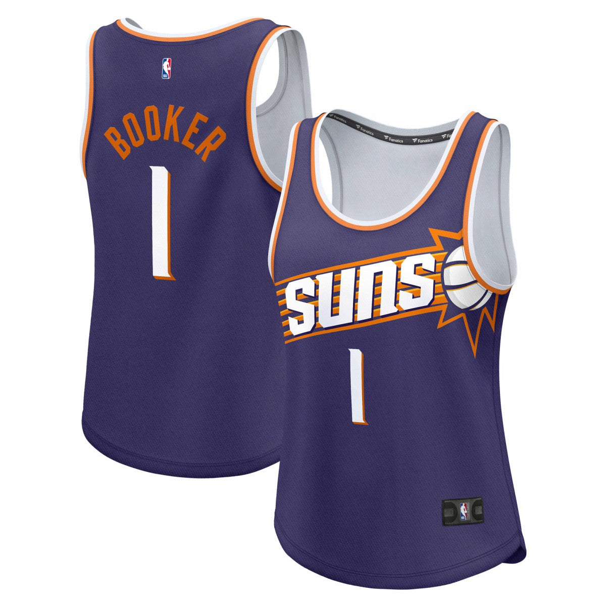 NBA Devin Booker Phoenix Suns Women's Fast Break Player Jersey