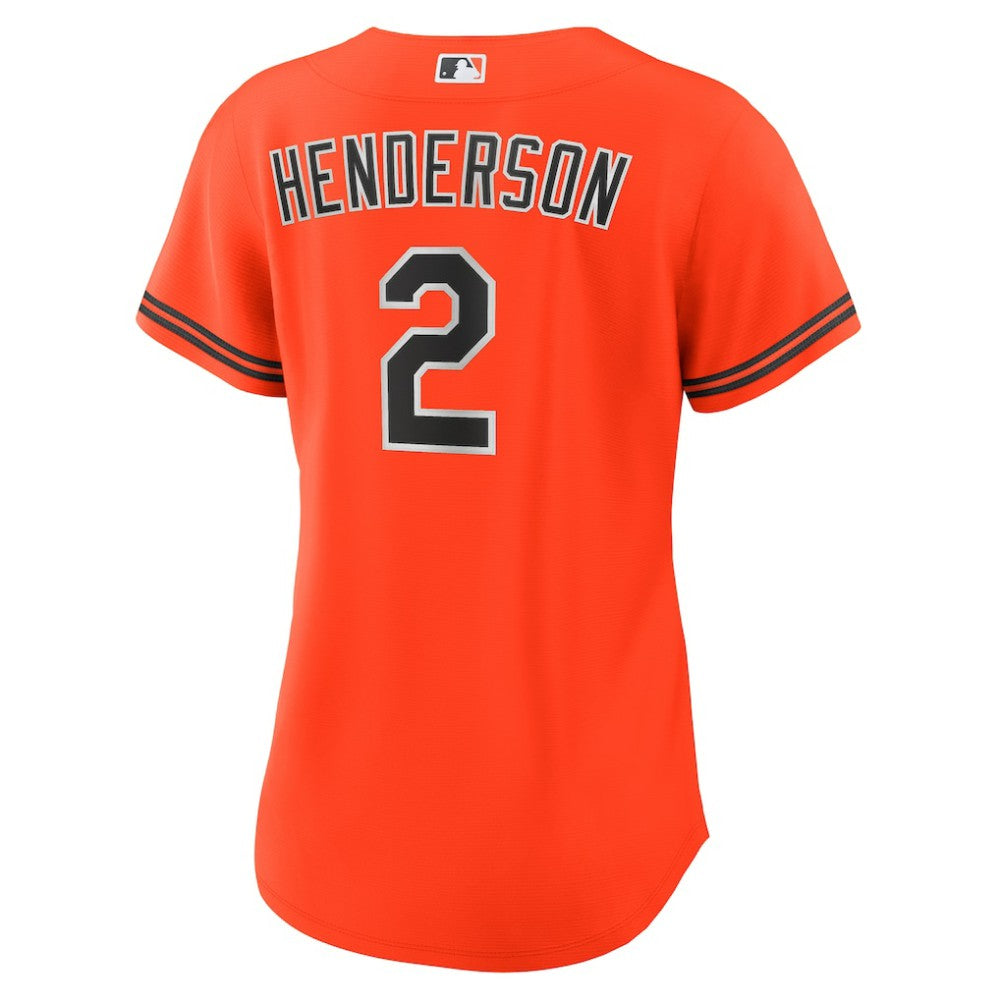 MLB Gunnar Henderson Baltimore Orioles Nike Women's Alternate 2 Replica Jersey
