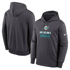 Toss Sweep Performance Pullover Hoodie - Miami Dolphins