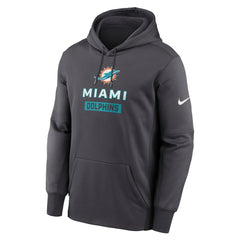 Toss Sweep Performance Pullover Hoodie - Miami Dolphins