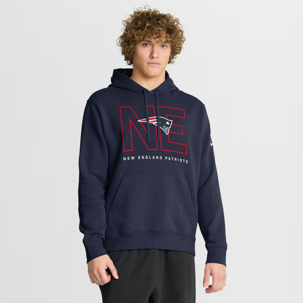 Busted Play Club Fleece Pullover Hoodie - New England Patriots