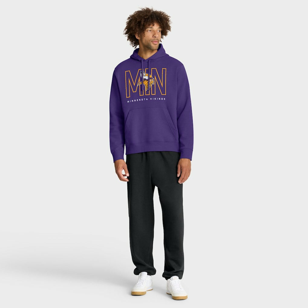 Busted Play Club Fleece Pullover Hoodie - Minnesota Vikings