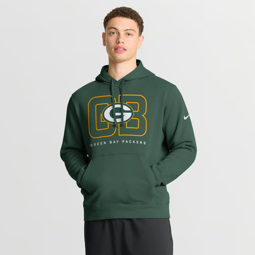 Busted Play Club Fleece Pullover Hoodie - Green Bay Packers