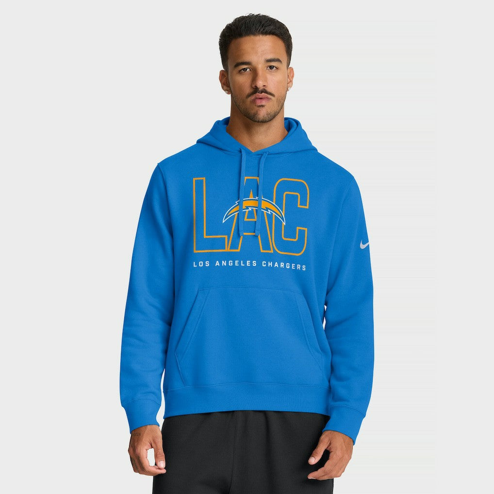 Busted Play Club Fleece Pullover Hoodie - Los Angeles Chargers