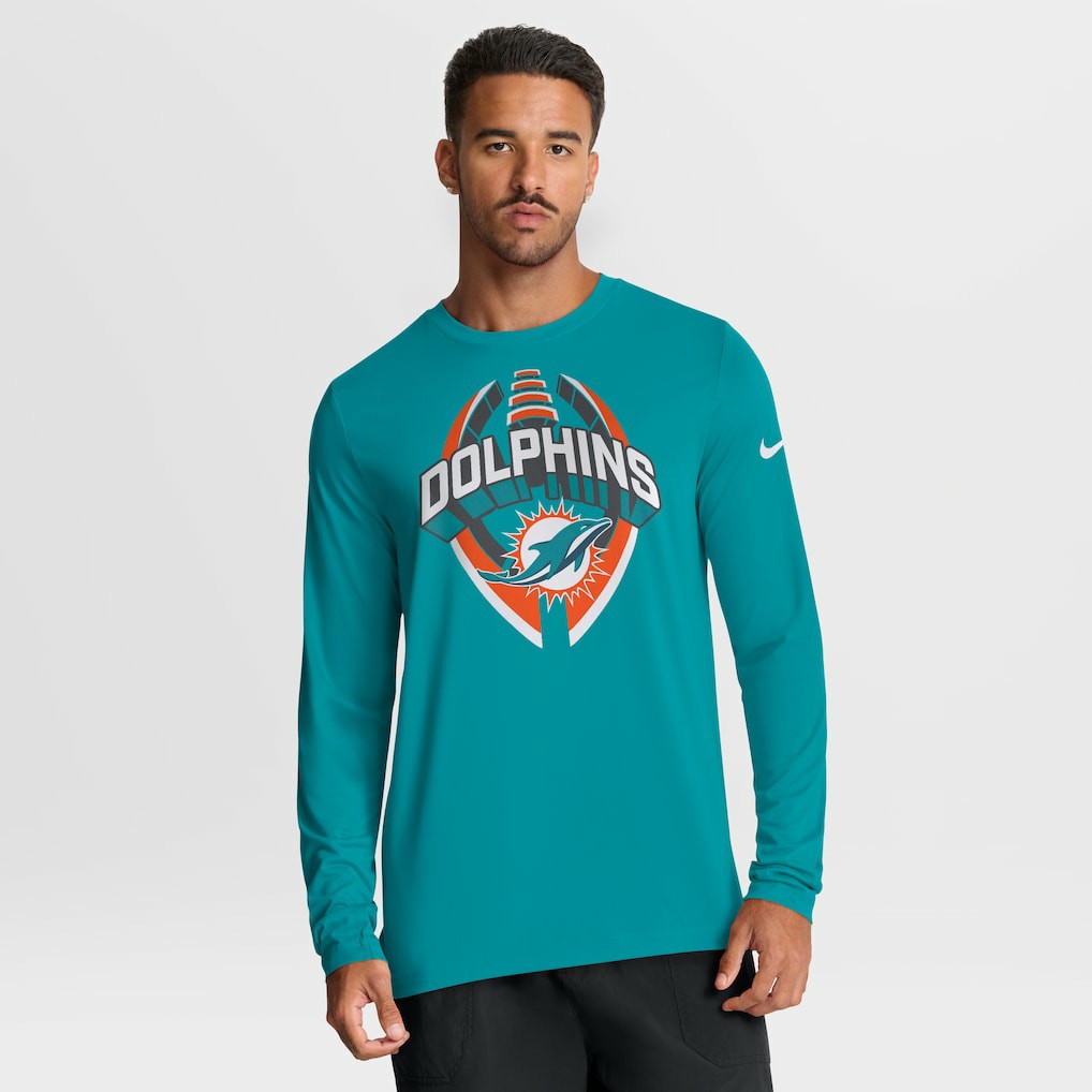 Primetime Legend Icon Performance Long Sleeve T-Shirt - Miami Dolphins