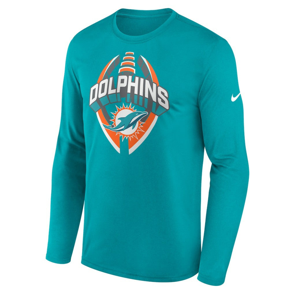 Primetime Legend Icon Performance Long Sleeve T-Shirt - Miami Dolphins